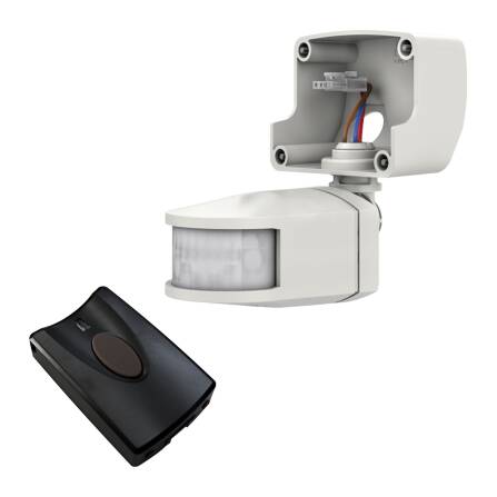 Bewegungsmelder-Modul in weiß inklusive Fernbedienung