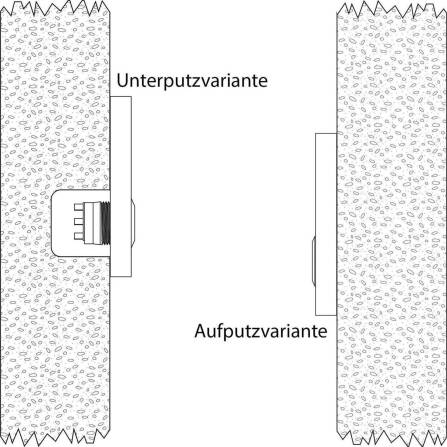 Metzler Design Türklingel mit Gravur | Ava Slim