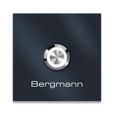 Metzler Türklingel mit Gravur + LED-Taster optional...