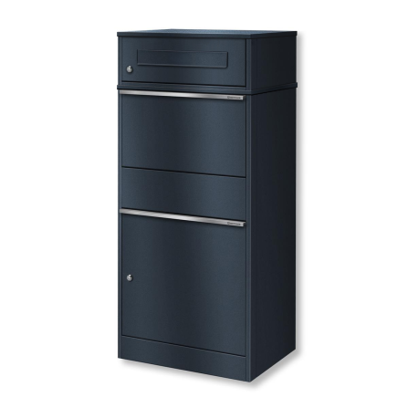 Metzler Paketbox mit Briefkasten | Anthrazit RAL 7016 |...