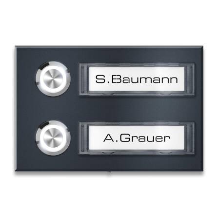 Metzler Türklingel Aufputz Namensschilder | Tovi M2