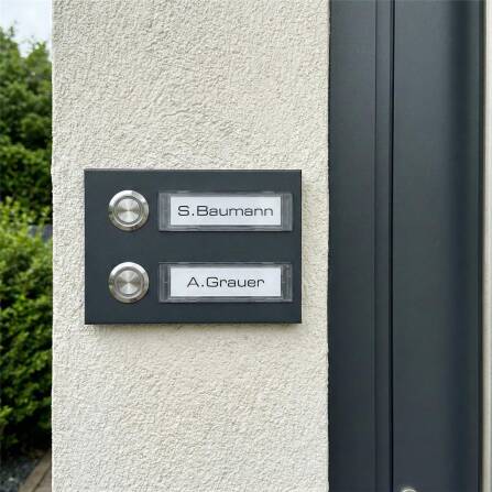 Metzler Türklingel Aufputz Namensschilder | Tovi M2