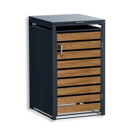 Metzler Mülltonnenbox | 1er | 240l | in Holzoptik |...