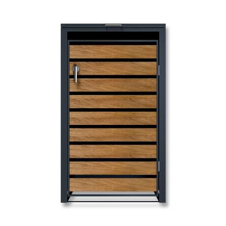 Metzler Mülltonnenbox | 1er | 240l | in Holzoptik |...