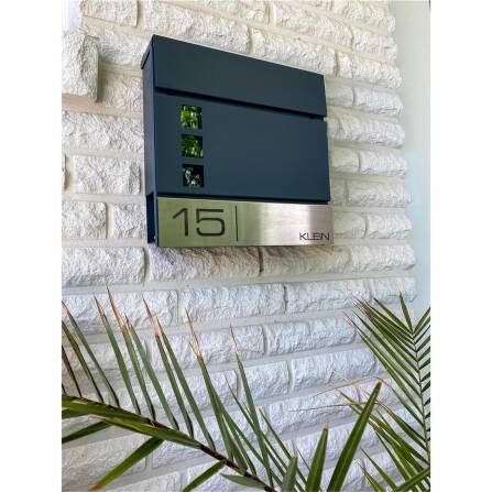 Metzler Briefkasten Stahl Sichtfenster | Oltmann