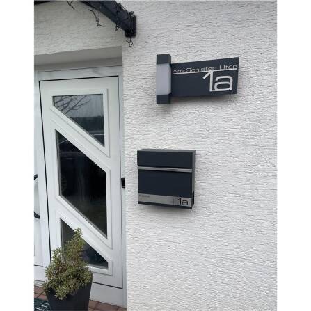 Metzler Briefkasten mit Lasergravur | Stencil