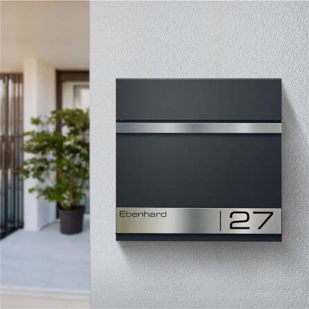 Metzler Briefkasten mit Lasergravur | Stencil