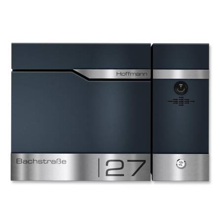 Metzler Briefkasten rostfrei und massiv, RAL7016...