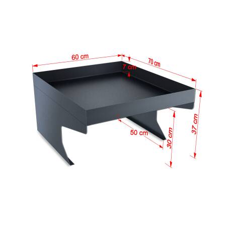 Metzler Mähroboter-Garage | mit Pflanzdach | RAL 7016 Anthrazit