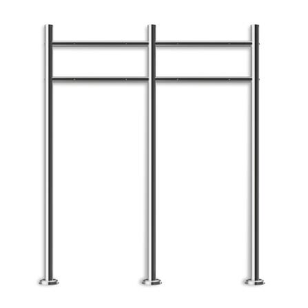 Metzler Cassetta Postale Stand Inox Per Case Plurifamiliari Alluminio Grigio RAL 9007 Incisione Laser | Siebert