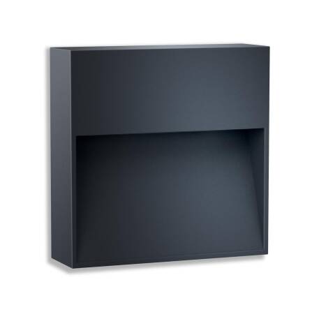 Metzler LED Wandleuchte 3 | Anthrazitgrau RAL 7016 |...