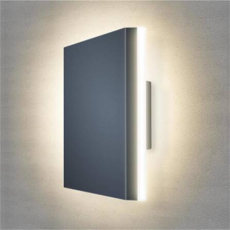 Metzler LED Wandleuchte 8 | Anthrazitgrau RAL 7016 |...