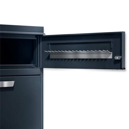 Metzler Briefkasten Edelstahl Entnahmesicherung - gezackter Entnahmeschutz - Eingriffschutz - 330mm Länge