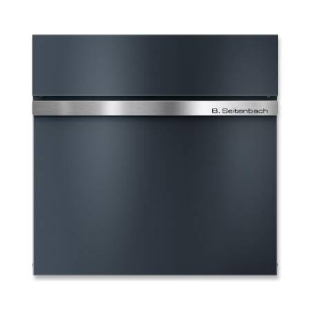 Metzler Briefkasten Anthrazit Lasergravur | Stelio