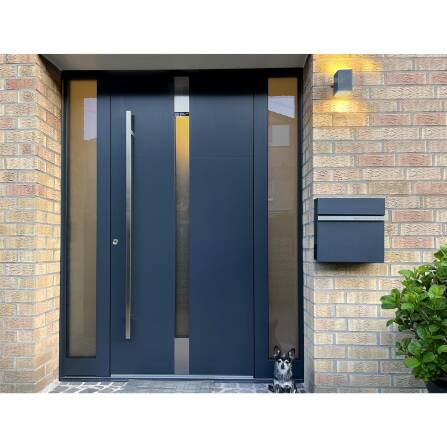 Metzler Boîte aux Lettres Anthracite Gravure Laser optionnelle | Stelio