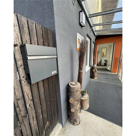 Metzler Boîte aux Lettres Anthracite Gravure Laser optionnelle | Stelio