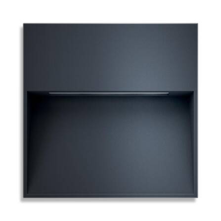 Metzler LED Applique 3 | Grigio antracite RAL 7016 | verniciata a polvere e bianco caldo