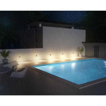 Metzler LED Applique 3 | Grigio antracite RAL 7016 | verniciata a polvere e bianco caldo