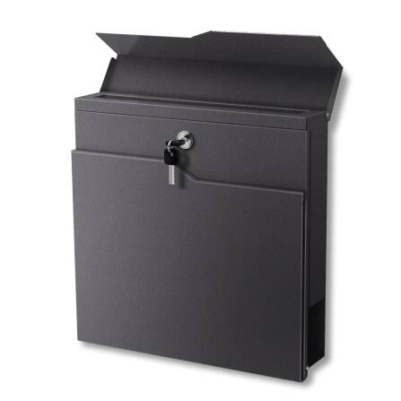 Metzler Briefkasten in minimalistischem Design | DB703 Eisenglimmer | Hoffmann