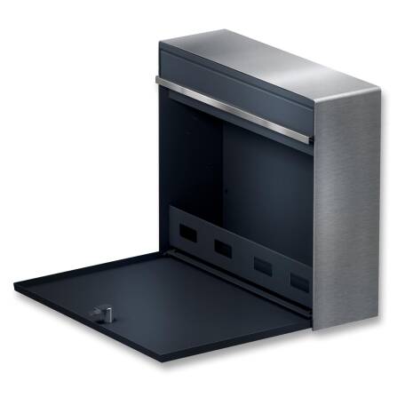 Metzler Briefkasten in Anthrazit | BK212 mit austauschbarem Namensschild