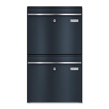 Metzler Zweifach Briefkasten | mit austauschbaren...