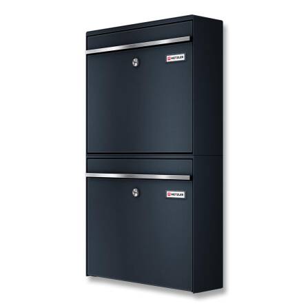 Metzler Zweifach Briefkasten | mit austauschbaren...