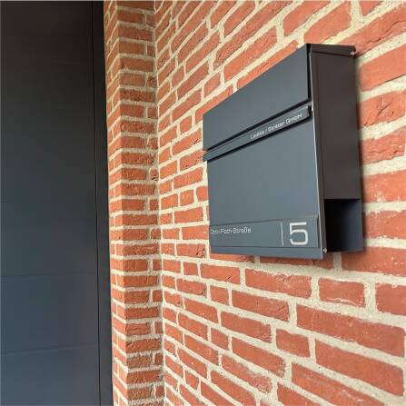 Metzler Briefkasten mit Lasergravur | Hermann