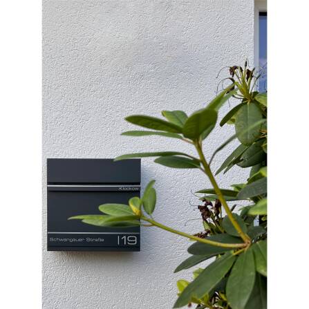 Metzler Briefkasten mit Lasergravur | Hermann