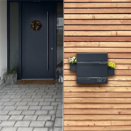 Metzler Briefkasten mit Lasergravur | Hermann