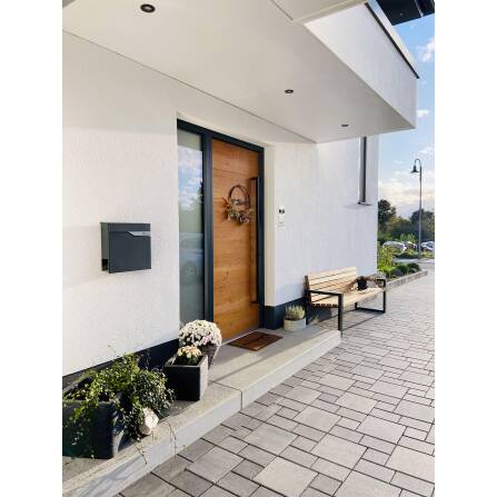 Metzler Briefkasten austauschbares Namensschild | Ebenhard