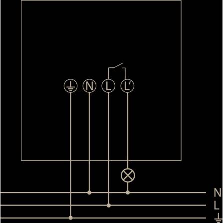 Bewegungsmelder | theLuxa R180 | Schwarz