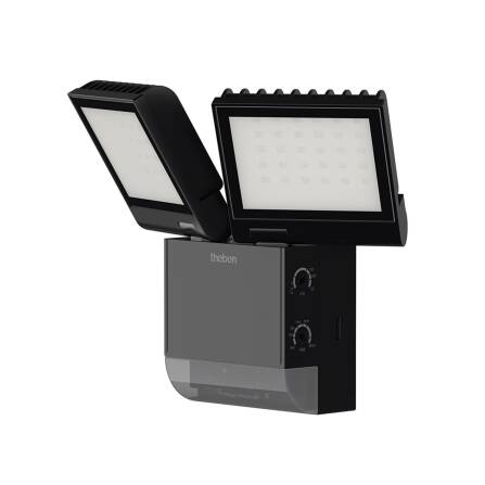 LED-Strahler | theLeda S17-100 | Schwarz | Bewegungsmelder