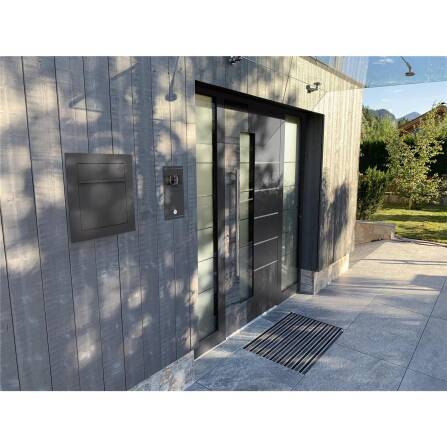 Metzler Unterputz Briefkasten DB703 Eisenglimmer hochwertiger Stahl | Hugo