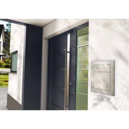 Metzler Unterputz Briefkasten aus galvanisiertem Stahl | Hugo