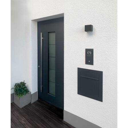 Metzler Unterputz Briefkasten hochwertiger Stahl | Hugo