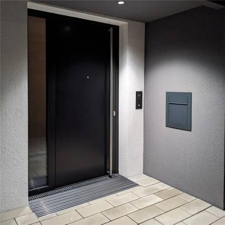 Metzler Unterputz Briefkasten hochwertiger Stahl | Hugo