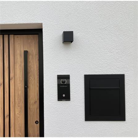 Metzler Unterputz Briefkasten hochwertiger Stahl | Hugo