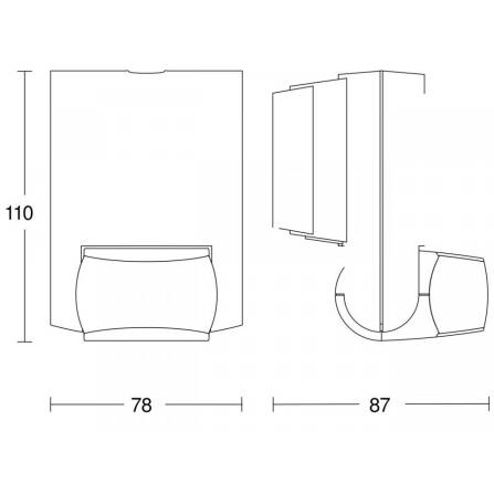 Rilevatore di movimento | IS 130-2 | Nero