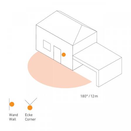 Bewegungsmelder | IS 180-2 | Weiß