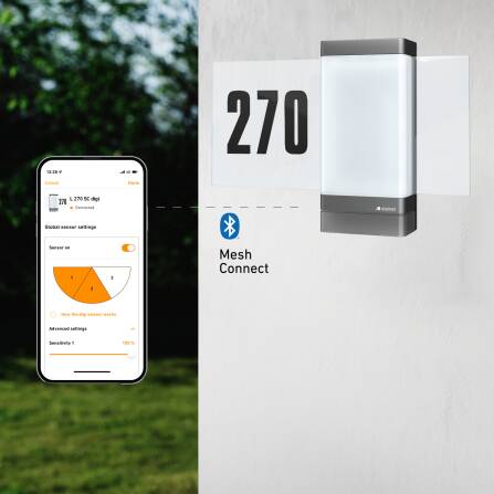 LED Außenleuchte | L 270 DIGI SC | Anthrazit | Sensor & Bluetooth