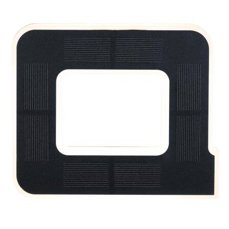 LED Solarhausnummer | Schwarz | integrierter Akku | Höhe 13,4 cm | a