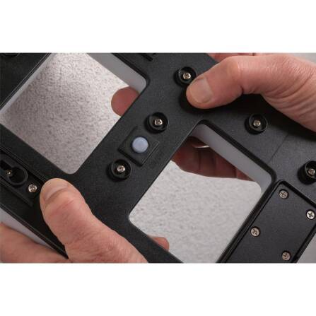 LED Solarhausnummer | Schwarz | integrierter Akku | Höhe 13,4 cm | a