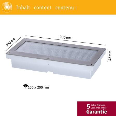 Solar Bodeneinbauleuchte | Aron-Box