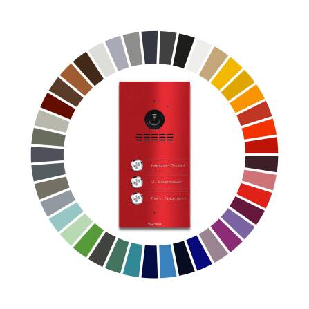 Metzler VDM10 2.0 Mehrfamilien Video-Türsprechanlage...