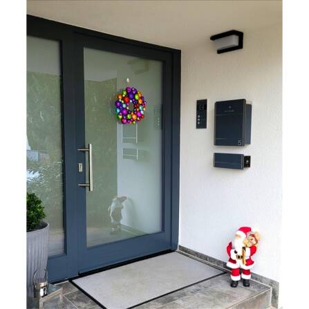 Metzler VDM10 2.0 Mehrfamilien Video-Türsprechanlage | 3 Klingeltaster | RAL 7016 Anthrazitgrau | Colson