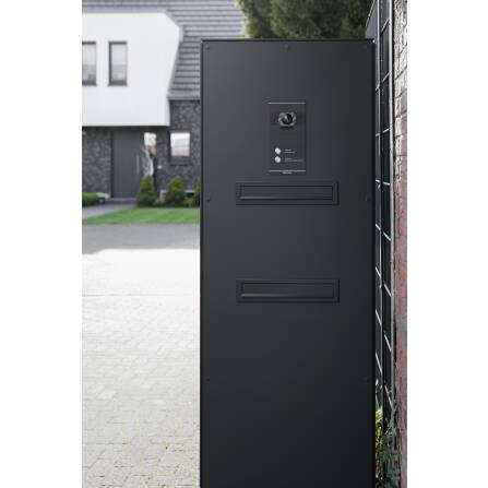 Metzler VDM10 2.0 Mehrfamilien Video-Türsprechanlage | 2 Klingeltaster | RAL 7016 Anthrazitgrau | Colson