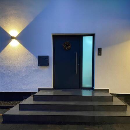 Metzler VDM10 2.0 Video-Türsprechanlage | 1 Klingeltaster | RAL 7016 Anthrazitgrau | Colson