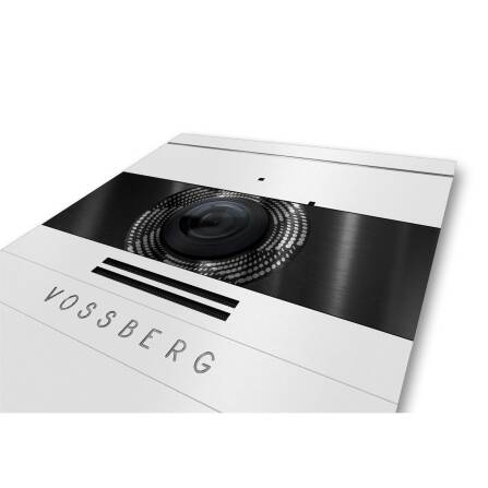 Metzler VDM10 2.0 Video-Türsprechanlage | 1 Klingeltaster | RAL 9016 Verkehrsweiß | Colson