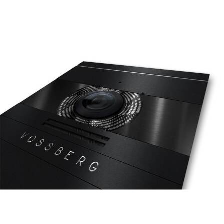 Metzler VDM10 2.0 Video-Türsprechanlage | 1 Klingeltaster | RAL 9005 Tiefschwarz | Colson