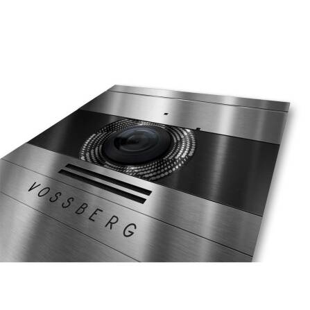 Metzler VDM10 2.0 Video-Türsprechanlage | 1 Klingeltaster | Edelstahl gebürstet | Colson